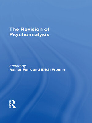 cover image of The Revision of Psychoanalysis